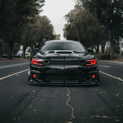 2015-2023 Dodge Charger Carbon Fiber Front Lip Splitter