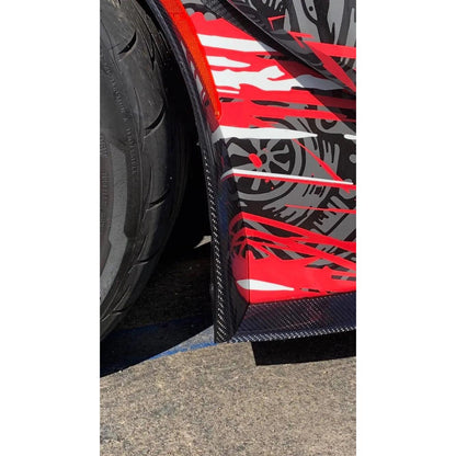 2015-2023 Dodge Charger Carbon Fiber Wind Splitters
