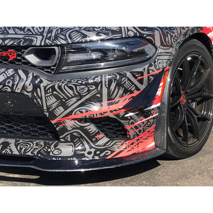2015-2023 Dodge Charger Carbon Fiber Wind Splitters