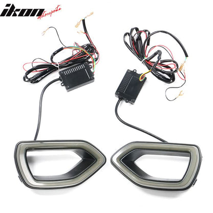 2015-2023 Dodge Charger SRT Smoke White DRL/Yellow Signal LED Lights