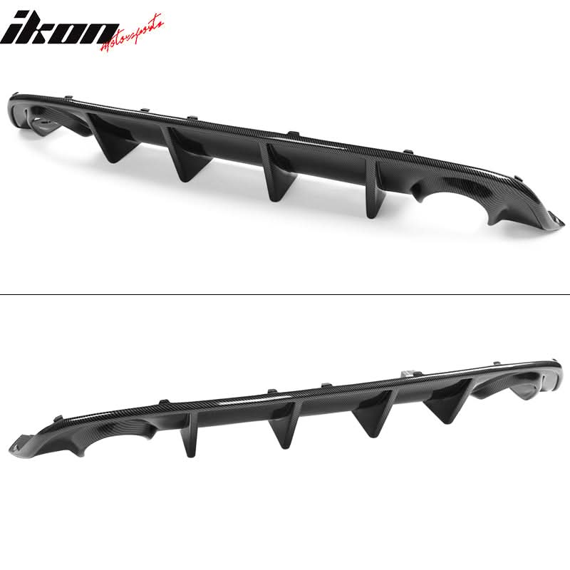 2015-2023 Dodge Charger Rear Bumper Diffuser + Side Aprons Lip CFL