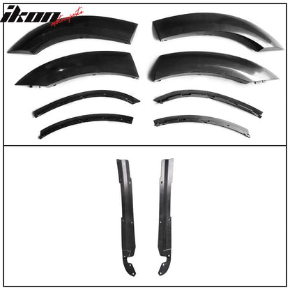 2015-2023 Dodge Charger Widebody Gloss Whole Bumper Kits Diffuser PP