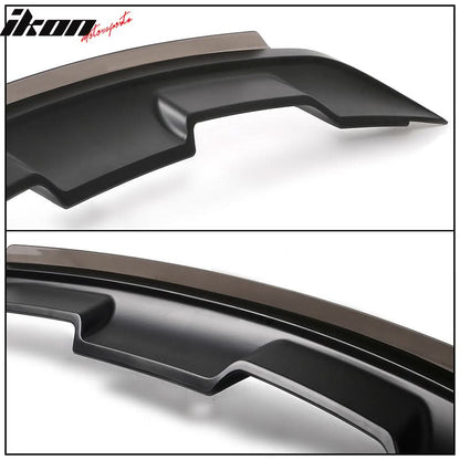 2015-2023 Ford Mustang GT500 Matte Black Trunk Spoiler Gurney Flap ABS