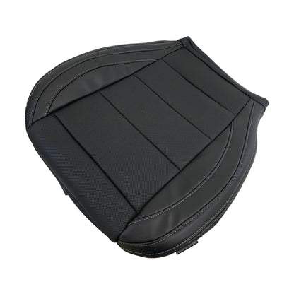 2015-2023 Ford Mustang GT Coupe V6 V8 Perforated Vinyl Replacement Bottom Seat Covers In Black: Choose Your Side