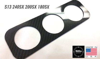 52mm Triple 3 Pod Dash Vent Gauge Holder for Nissan S13 240SX 200SX 180SX