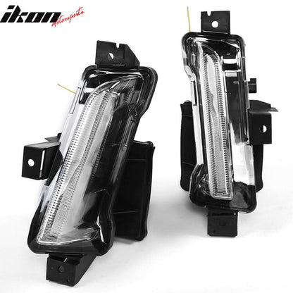 2016-2018 Chevy Camaro ZL1 Style Front Bumper + DRL Fog Lights Pair