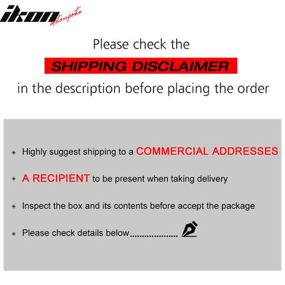 2016-2018 Chevy Camaro ZL1 Style Front Bumper + DRL Fog Lights Pair