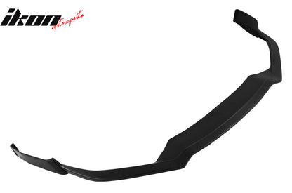 2016-2018 Nissan Maxima Unpainted Black Front Bumper Lip Splitter PU