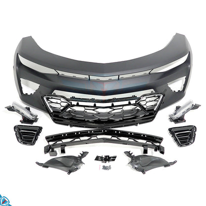 2016-2018 Chevrolet Camaro SS (6th Gen) 50th Anniversary Style Polypropylene Front Bumper Conversion Kit | E3Tuning