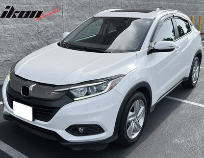 2016-2022 Honda HRV Window Visor Mugen Style Smoke Tinted Acrylic