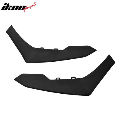 2016-2024 Chevrolet Camaro 1LE Style 2PCS Front Bumper Side Canards PP