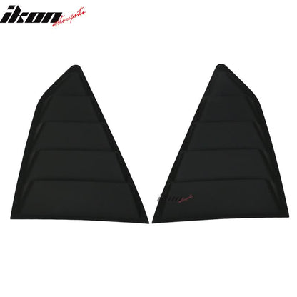 2016-2024 Chevy Camaro Unpainted Rear Side Window Louver Air Vent ABS