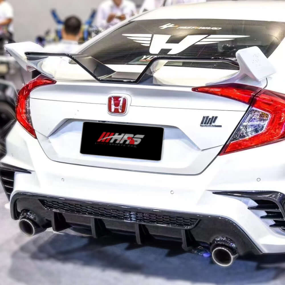 2016-21 Honda Civic 10th Gen Sedan W Style Spoiler By Yofer