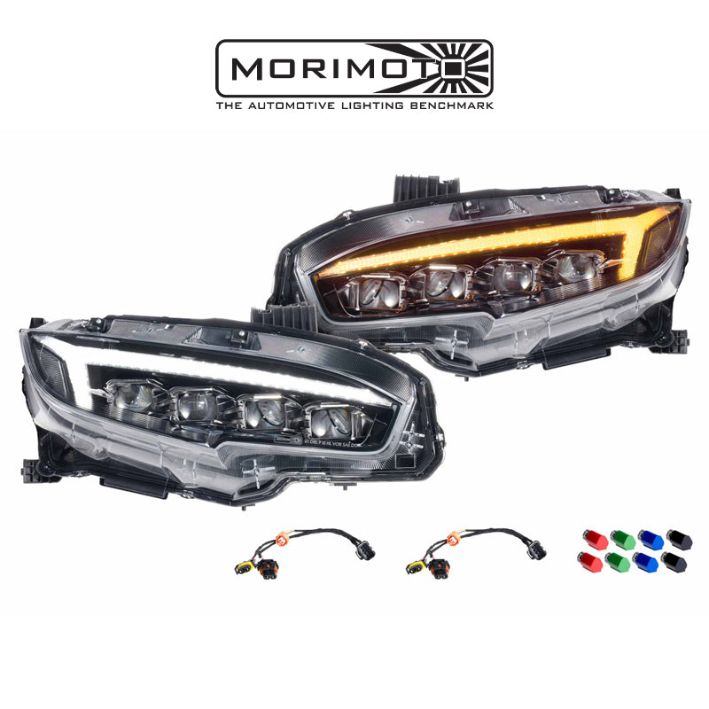 2017-21 Honda Civic 10th Gen Hatchback XB LED Headlights V2 by Morimoto