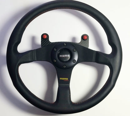 External Carbon Fiber Horn Button Kit with MATTE finish - Dual Button