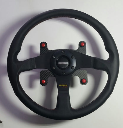 External Carbon Fiber Horn Button Kit with MATTE finish - Quad Button