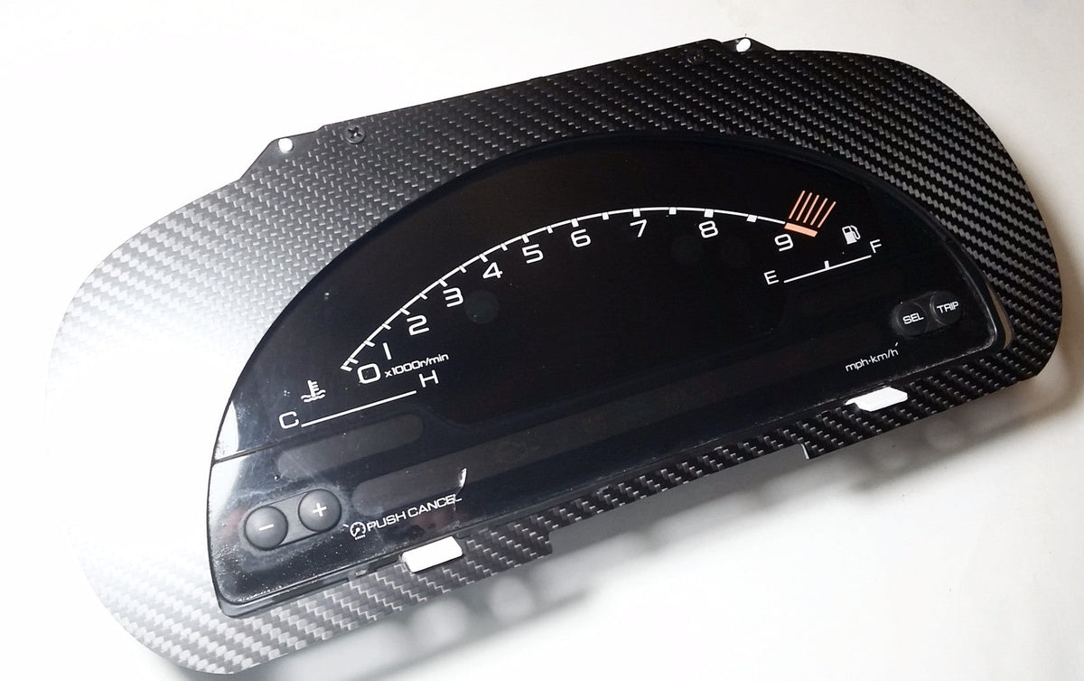 Honda CARBON FIBER MATTE S2000 Cluster Swap Bezel S2K AP1 AP2 EF, EG, EK Integra