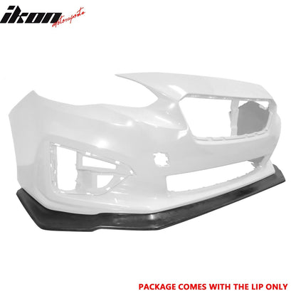 2017-2019 Subaru Impreza IKON Style Unpainted Front Bumper Lip PU