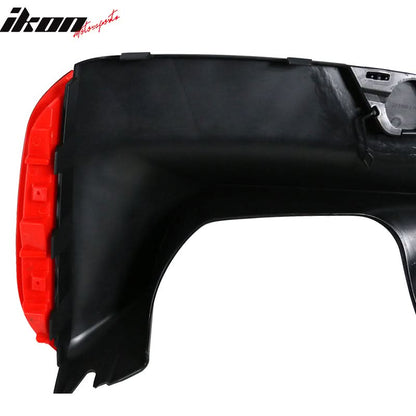 2017-2020 BMW 5 Series G30 Rear Bumper Lip Diffuser Quad Outlets