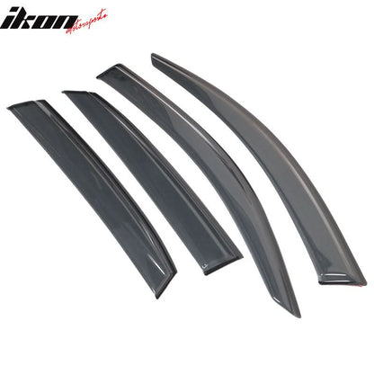 2017-2021 Honda Civic 10th Gen X HB5 Smoke/Tinted Window Visor Acrylic