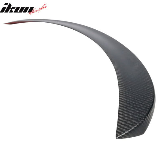2017-2023 Tesla Model 3 IKON Style Matte Carbon Fiber Rear Spoiler