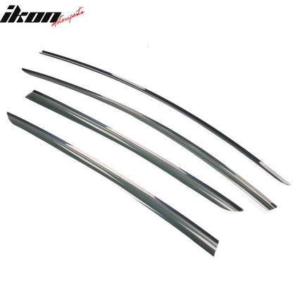 2017-2024 Tesla Model 3 Smoke Acrylic Window Visors Deflectors 4PCS