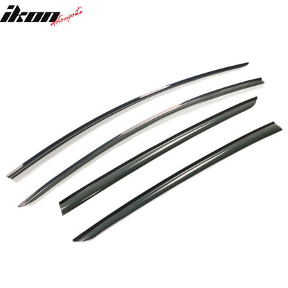 2017-2024 Tesla Model 3 Smoke Acrylic Window Visors Deflectors 4PCS