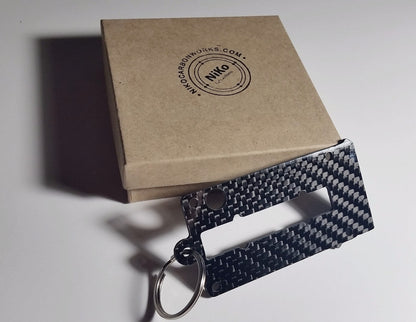 Honda Carbon Fiber Styled DOHC VTEC Keychain EG DC EK EP3 S2000 EF Integra