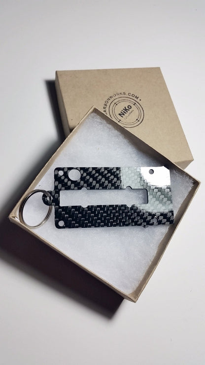 Honda Carbon Fiber Styled DOHC VTEC Keychain EG DC EK EP3 S2000 EF Integra