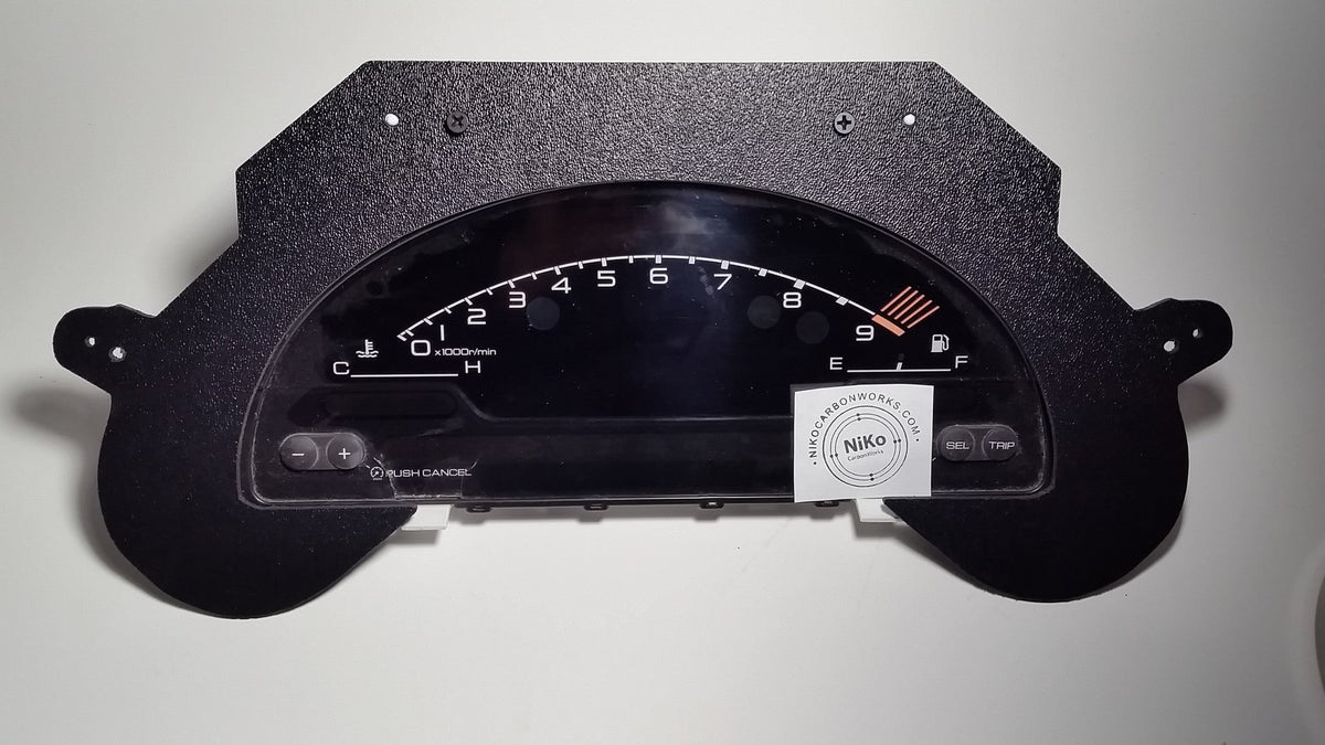 Honda DEL SOL BLACK ABS S2000 Cluster Swap Bezel S2K AP1 AP2
