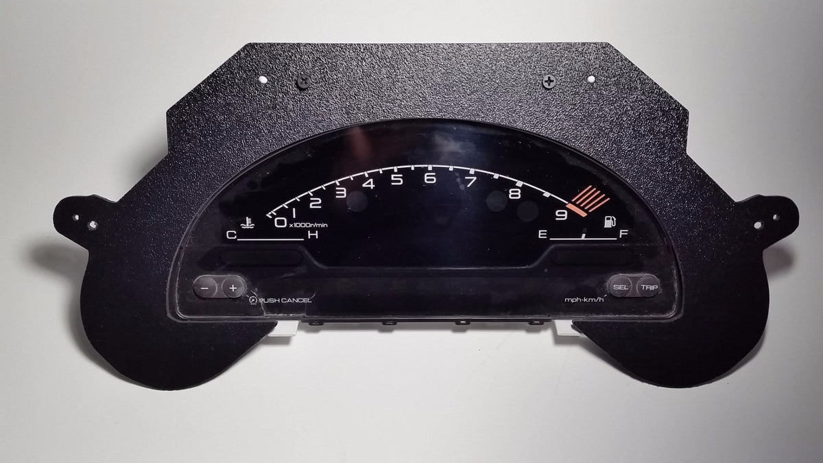 Honda DEL SOL BLACK ABS S2000 Cluster Swap Bezel S2K AP1 AP2