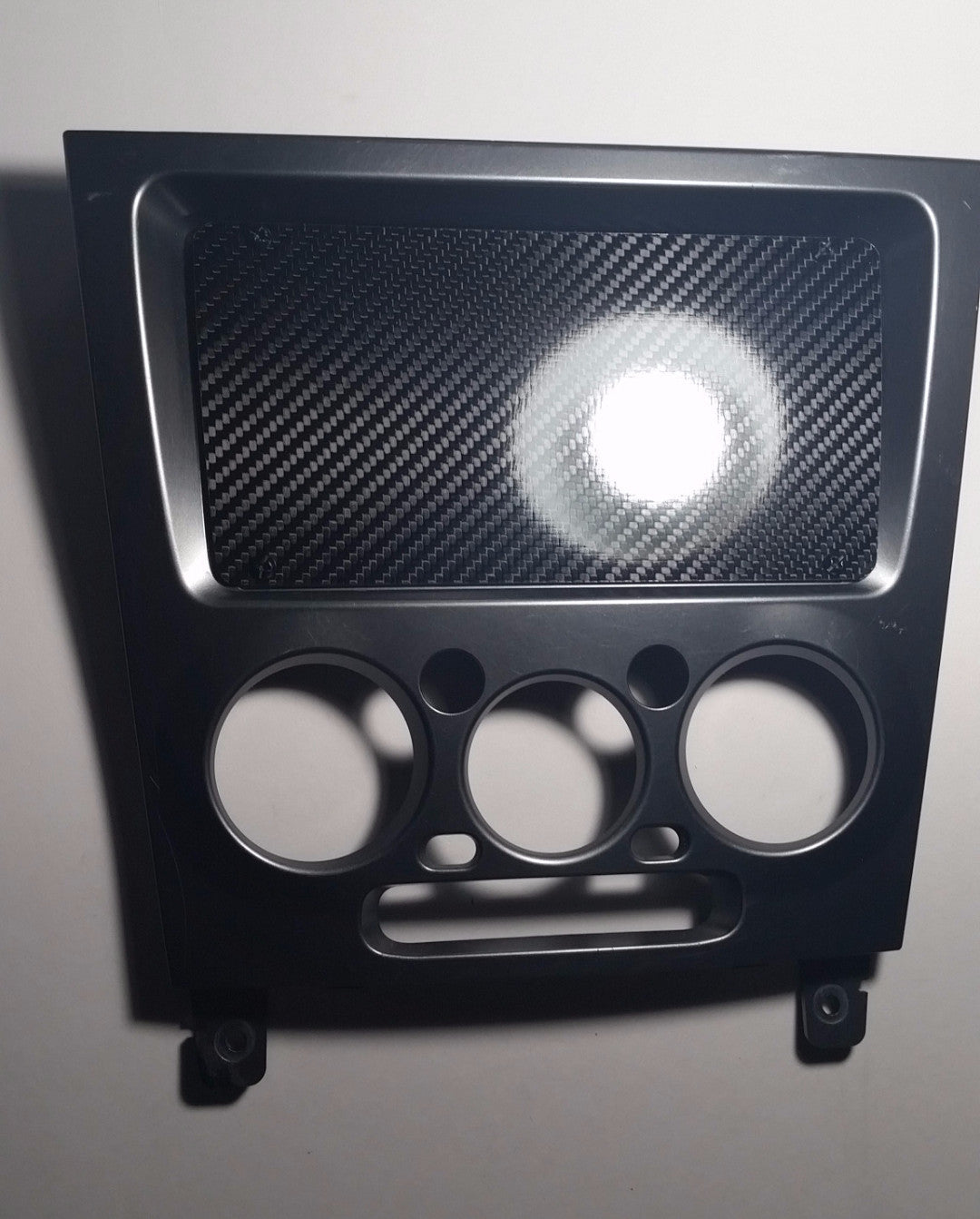 02-07 CARBON FIBER Radio Delete Subaru Impreza WRX Radio Climate Double Din