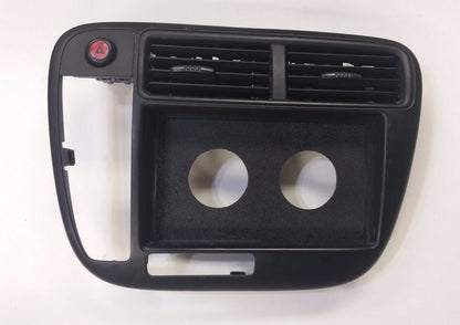 Honda ABS 99-00 Civic Double Din 2 52mm guage Radio Stereo Block Off
