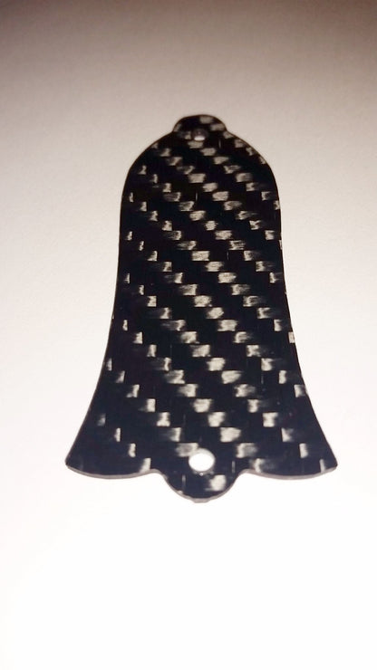 CARBON FIBER Truss Fits Gibson Les Paul Rod Bell Shaped Custom Cover