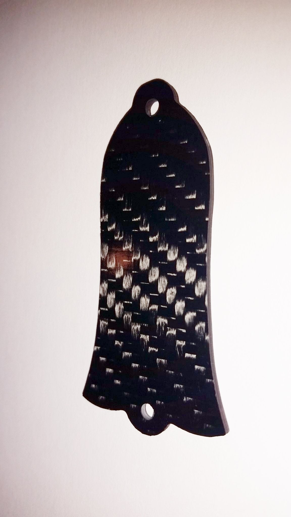 CARBON FIBER Truss Fits Gibson Les Paul Rod Bell Shaped Custom Cover