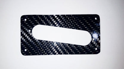 Humbucker To Strat 100% CARBON FIBER style Single Coil Pickup Adapter Ring Slant