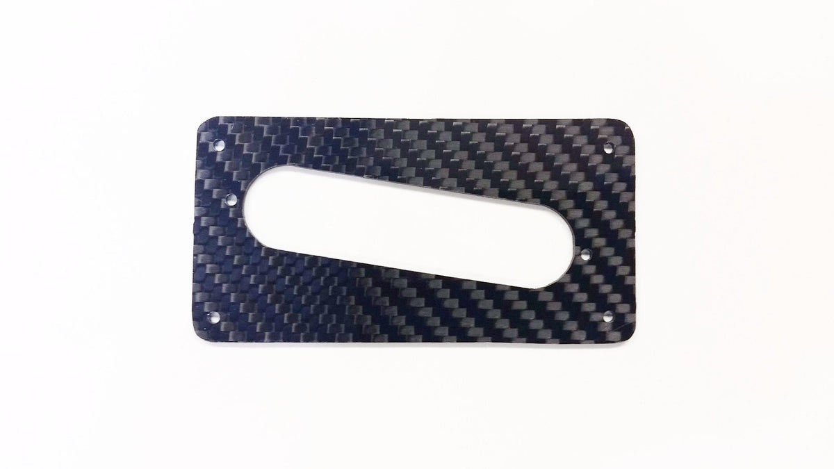 Humbucker To Strat 100% CARBON FIBER style Single Coil Pickup Adapter Ring Slant