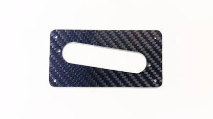 Humbucker To Strat 100% CARBON FIBER style Single Coil Pickup Adapter Ring Slant