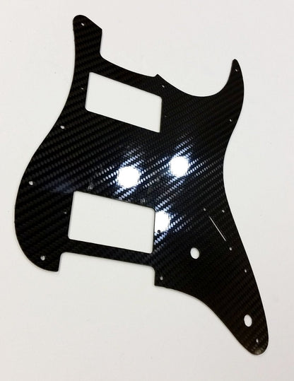 CARBON FIBER HH Humbucker Stratocaster PICKGUARD for Fender Strat Standard