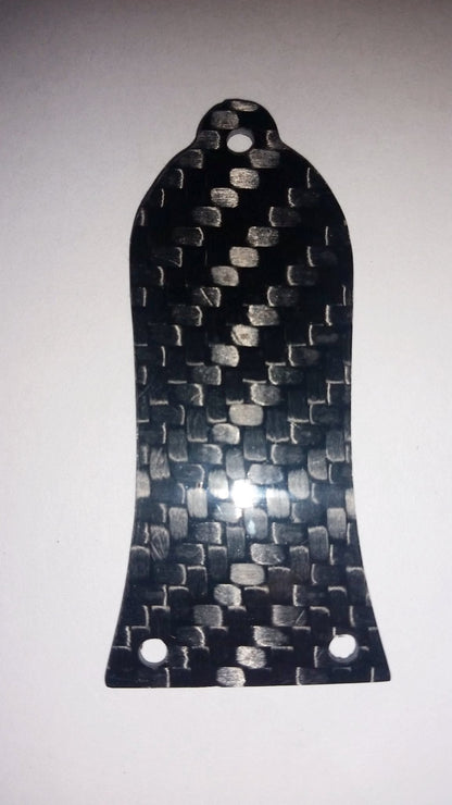 Blank 100% CARBON FIBER Guitar Truss Rod Cover 3 Hole Fits Epiphone Les Paul LP