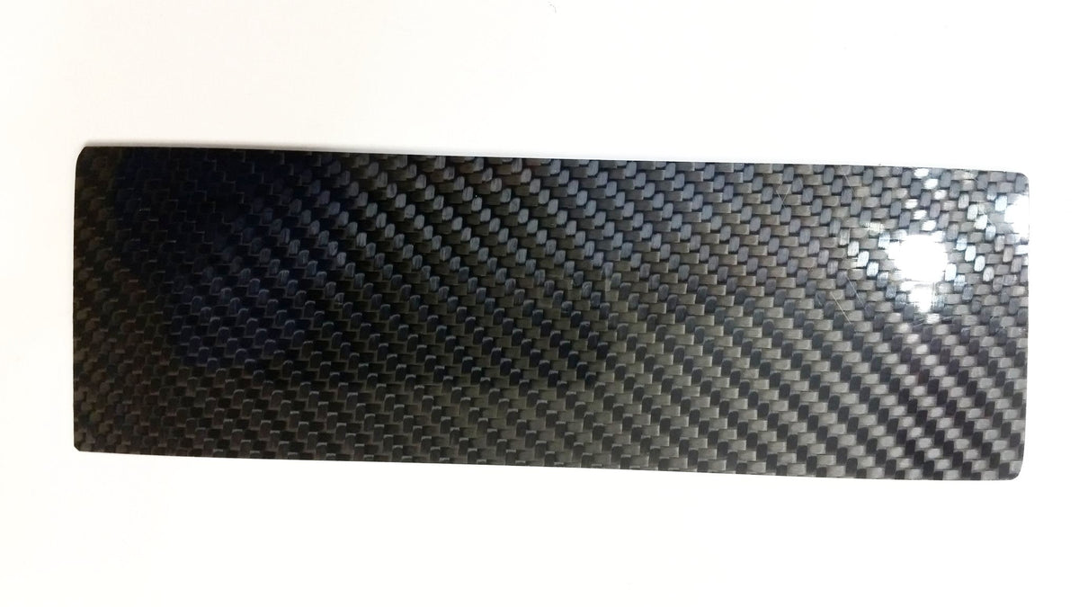 CARBON FIBER Single DIN Radio Stereo Console Block Off Plate Delete for Honda EG