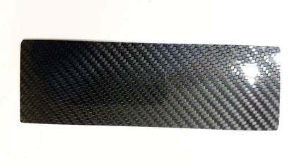 CARBON FIBER Single DIN Radio Stereo Console Block Off Plate Delete for Honda EG