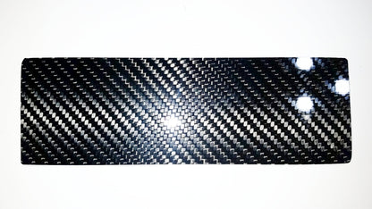 CARBON FIBER Single DIN Radio Stereo Console Off Plate Delete for Honda CRX 88-91