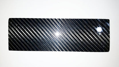 CARBON FIBER Single DIN Radio Stereo Console Block Off Plate Delete for Honda EG