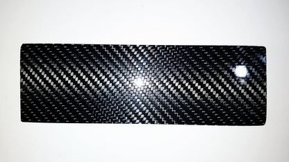 CARBON FIBER Single DIN Radio Stereo Console Off Plate Delete for Honda CRX 88-91