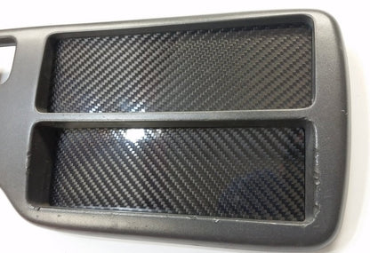CARBON FIBER Climate Control /Radio Block Off Plate Del for Honda Civic EG 92-95