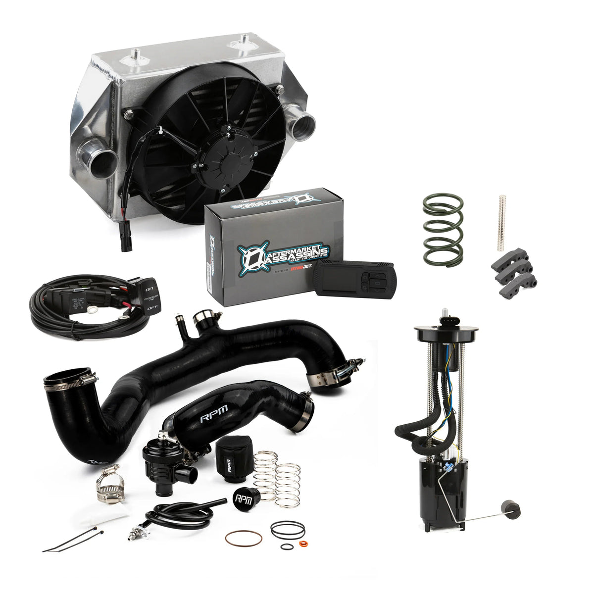 RPM 17-19 X3 120HP to 205HP COMPLETE Upgrade Kit X3 Big Core Intercooler Kit + TUNER