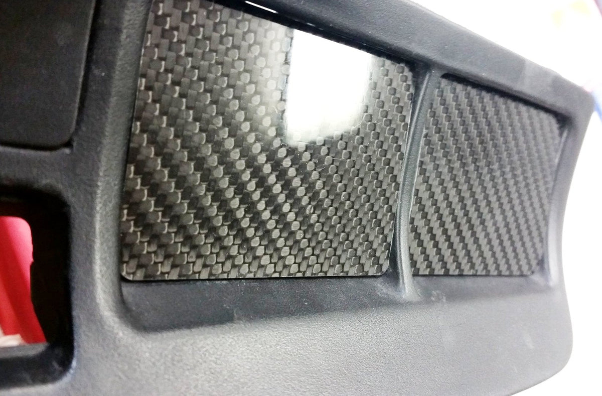 CARBON FIBER AC & CLOCK DELETE PANEL for 92 93 94 95 Honda Civic EG EG9 EJ1