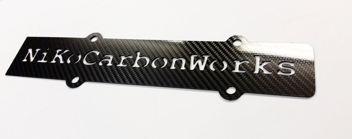 Honda B16 b18 DOHC VTEC B-Series Custom "YOUR CUSTOM TEXT" CARBON FIBER Spark Plug Cover