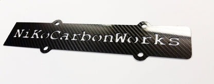 Honda B16 b18 DOHC VTEC B-Series Custom "YOUR CUSTOM TEXT" CARBON FIBER Spark Plug Cover